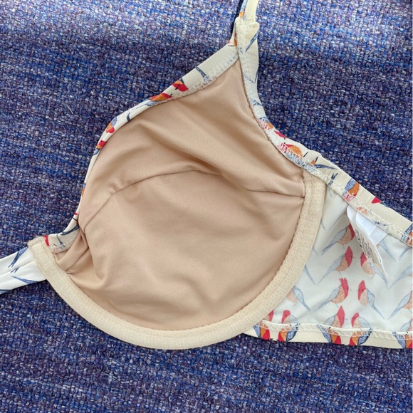 J. Crew Bird Printed Wired Bikini Top - Picture 5 of 5
